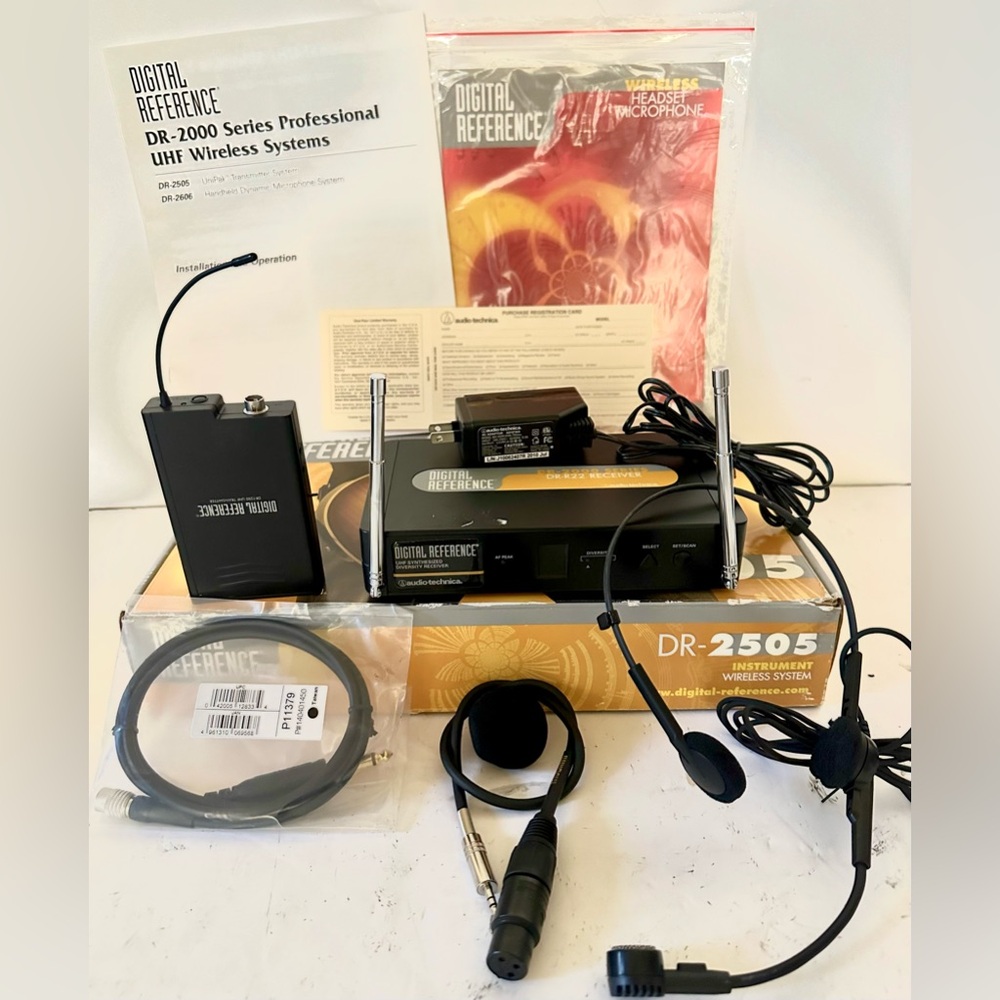 Audio-Technica DR-2505 Digital Reference Instrument 8Channel UHF Wireless System